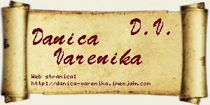 Danica Varenika vizit kartica